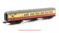 2P-011-254 Dapol Gresley Brake Composite Coach number E10001E in BR Carmine and Cream livery.